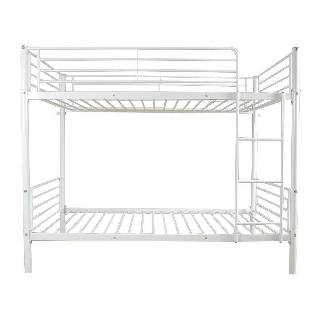 Metal Bunk Beds Frame over Twin Ladder for Kids Adult Children Bedroom 3 Colors - Picture 6 of 8