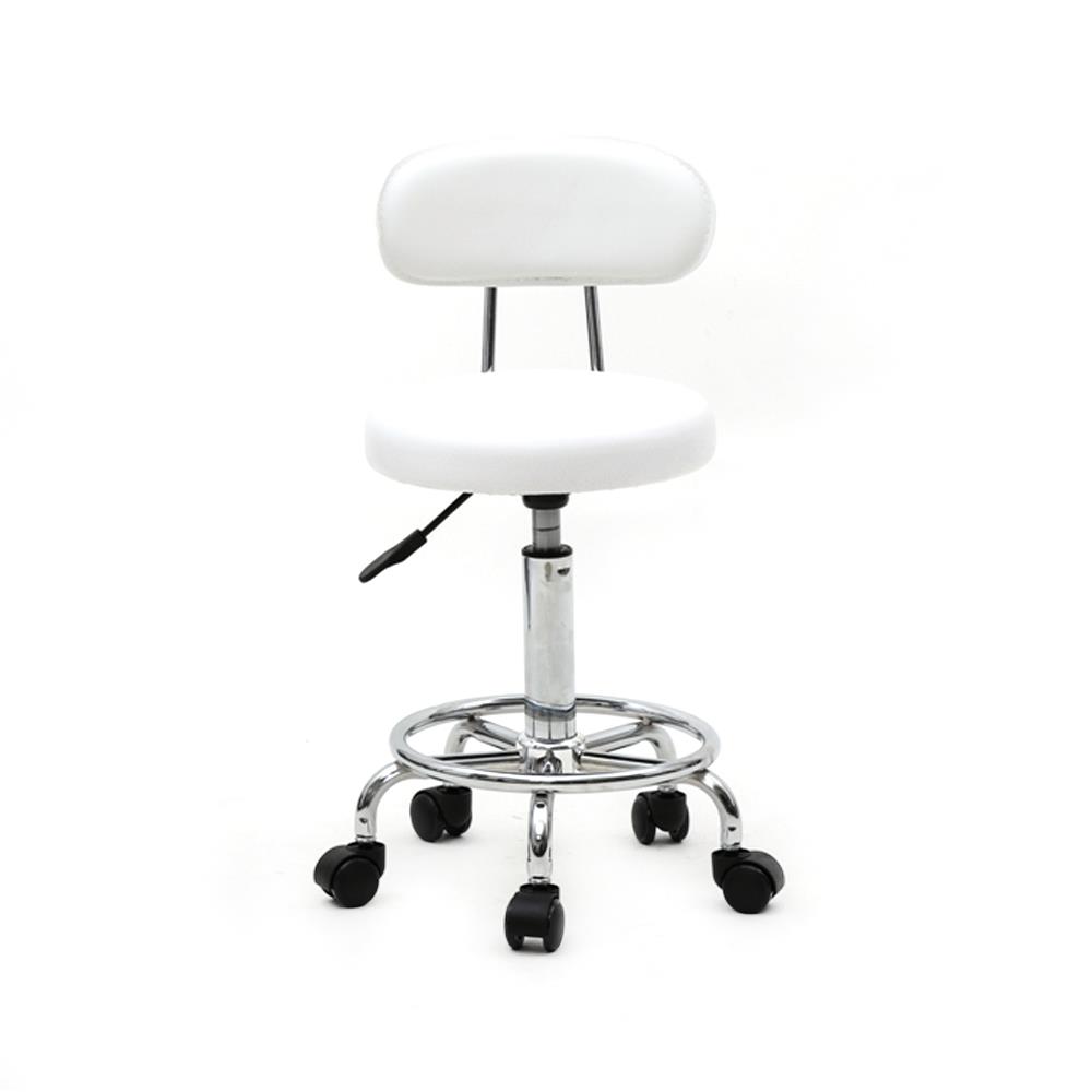 Medical Rolling Stool Salon Chair with Rolling wheels Hydraulic Nail Pedicure