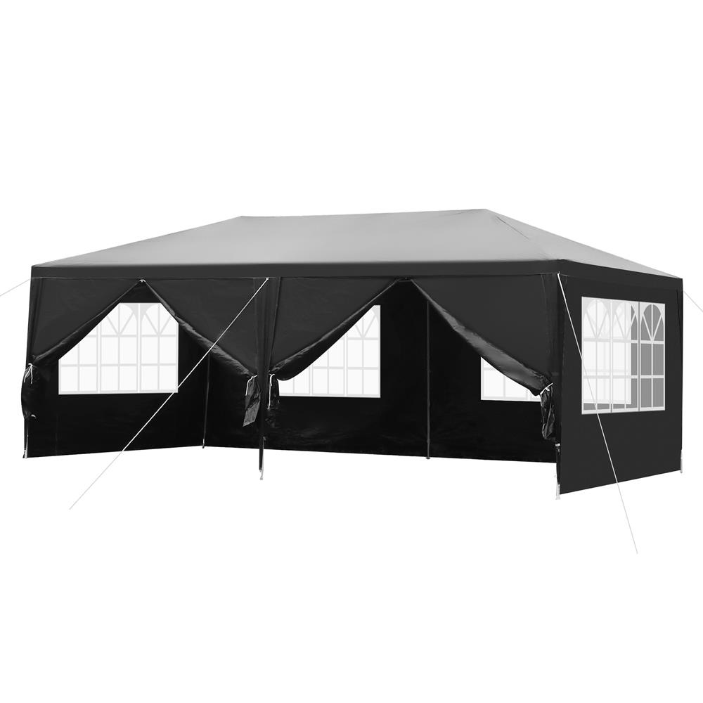 10'x 20' Canopy Tent Party Wedding Patio Gazebo Outdoor With 6 Remove Walls
