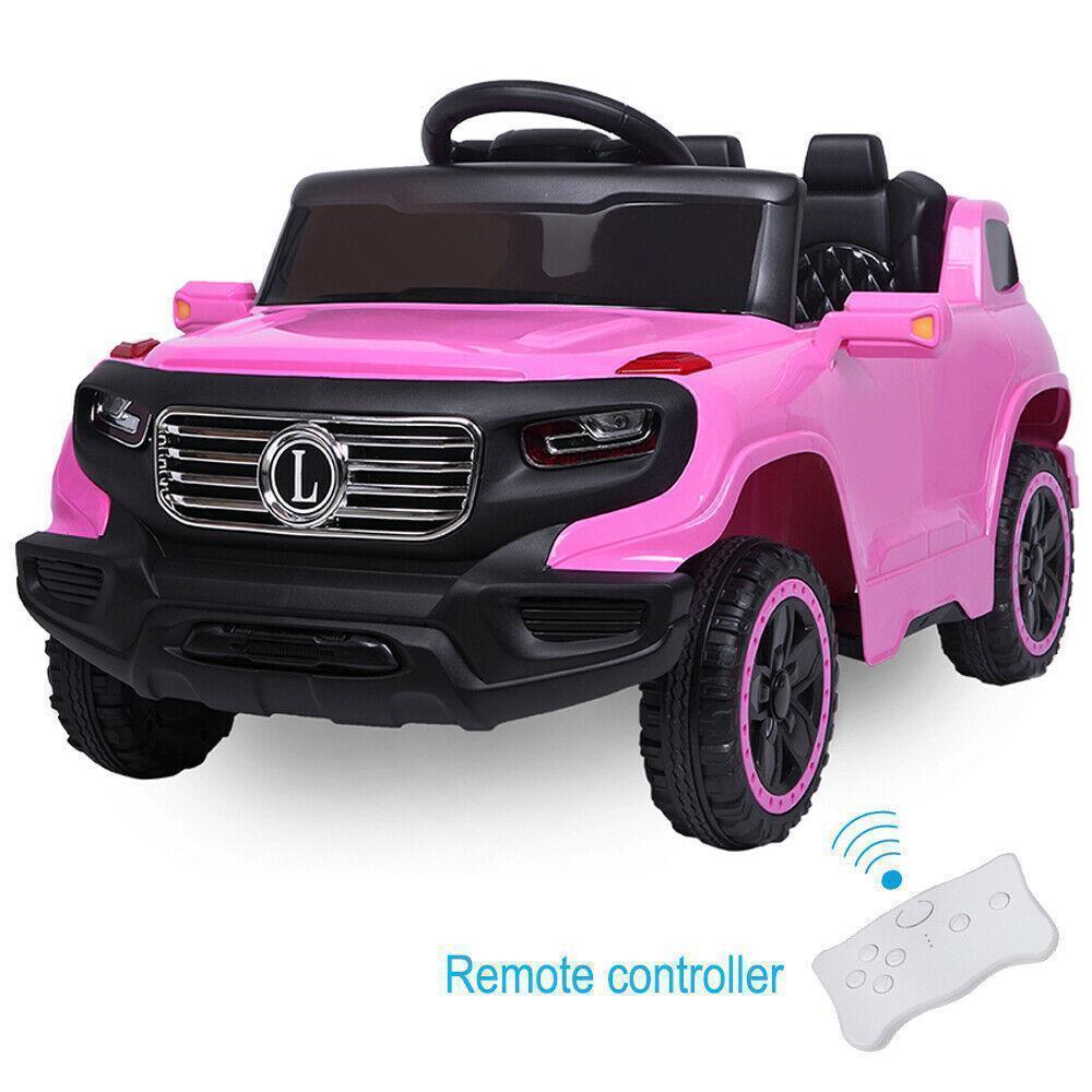 Adjustable Seat Belt Kids Ride on Car Toys Gift Electric Power 4 Wheels Remote