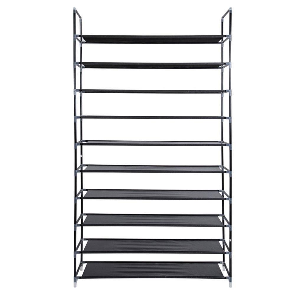 Dustproof 10 Layer 27 Pair Shoes Cabinet Storage Organizer Shoe Rack Stand - Picture 8 of 16