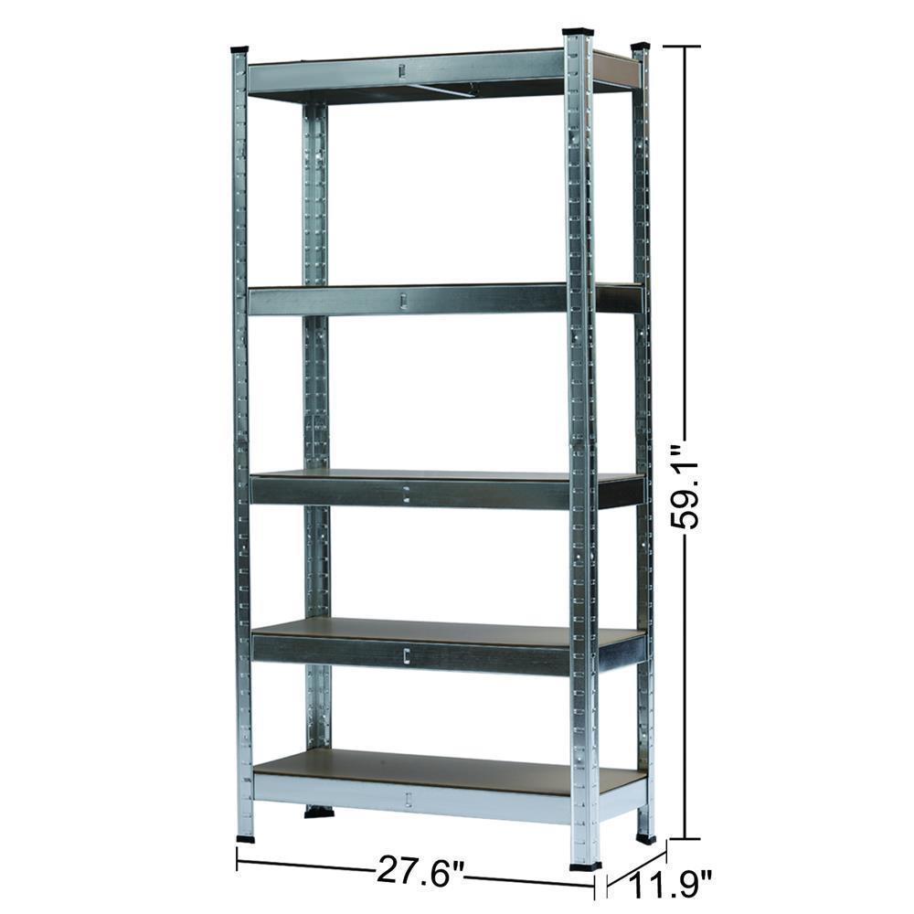 Heavy Metal Racking Garage Shelves Boltless Adjustable Retail Shelving Units